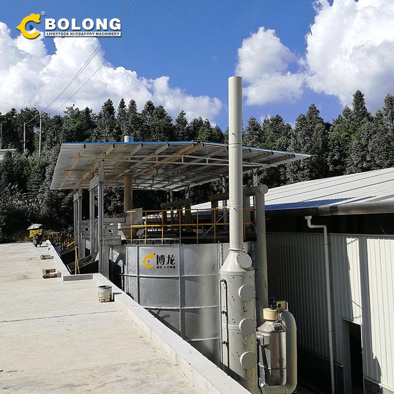 high-performance chicken dung compost system
